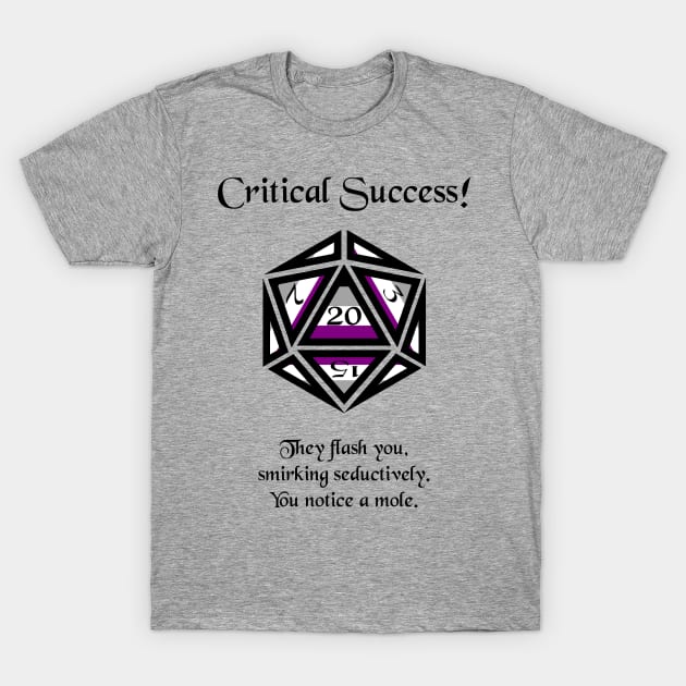 Asexual Pride Critical Success 2 T-Shirt by DiamondsandPhoenixFire